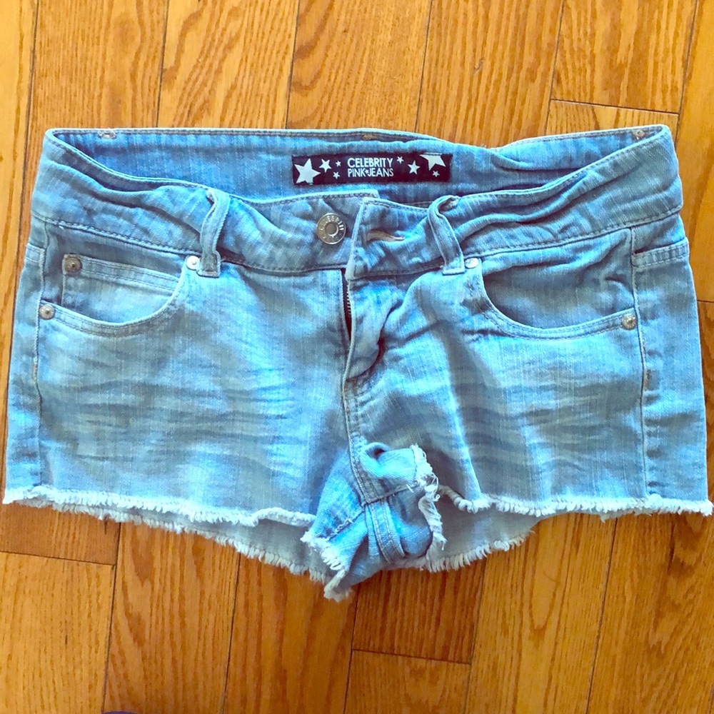 Celebrity Pink Jean Shorts